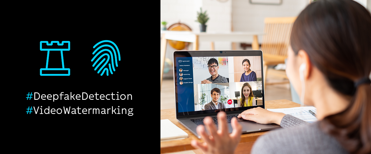 Deepfake detection digital watermarking