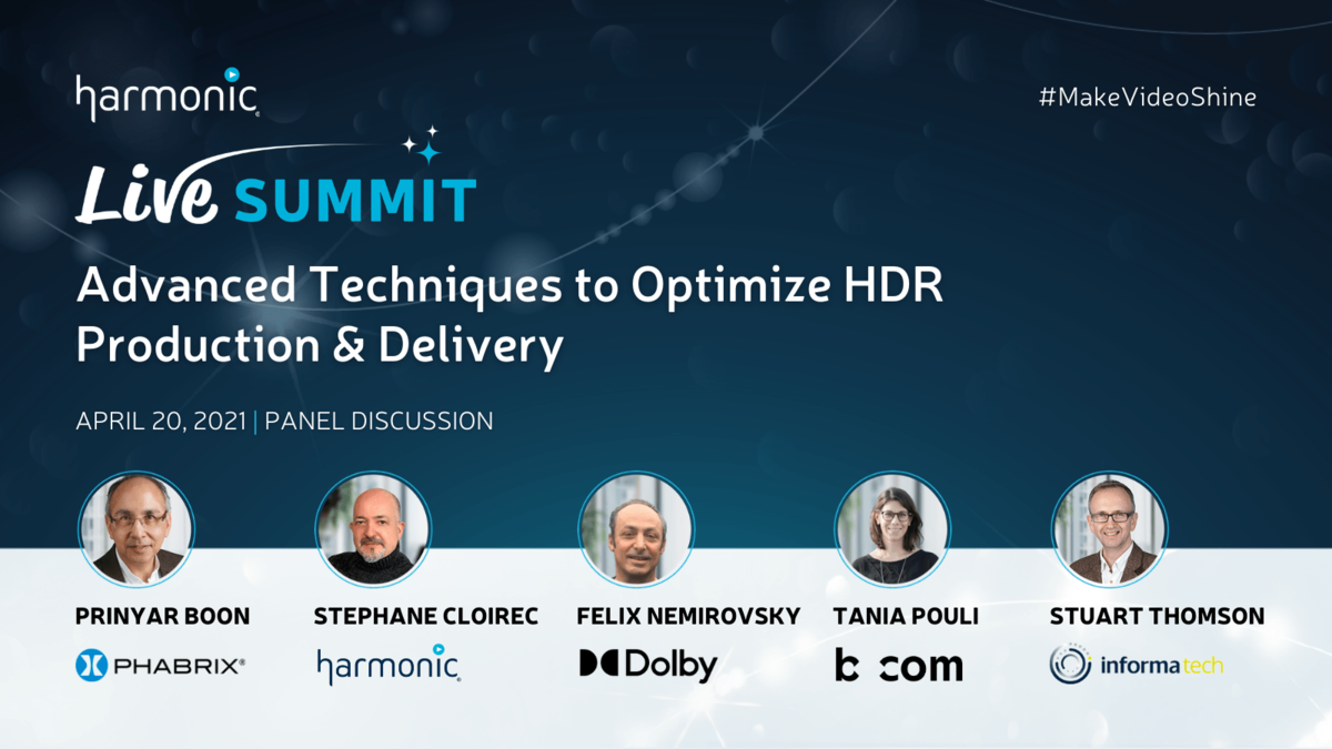 panel Harmonc HDR production & delivery