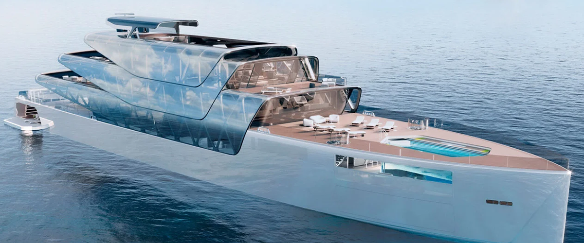 3D printed superyacht