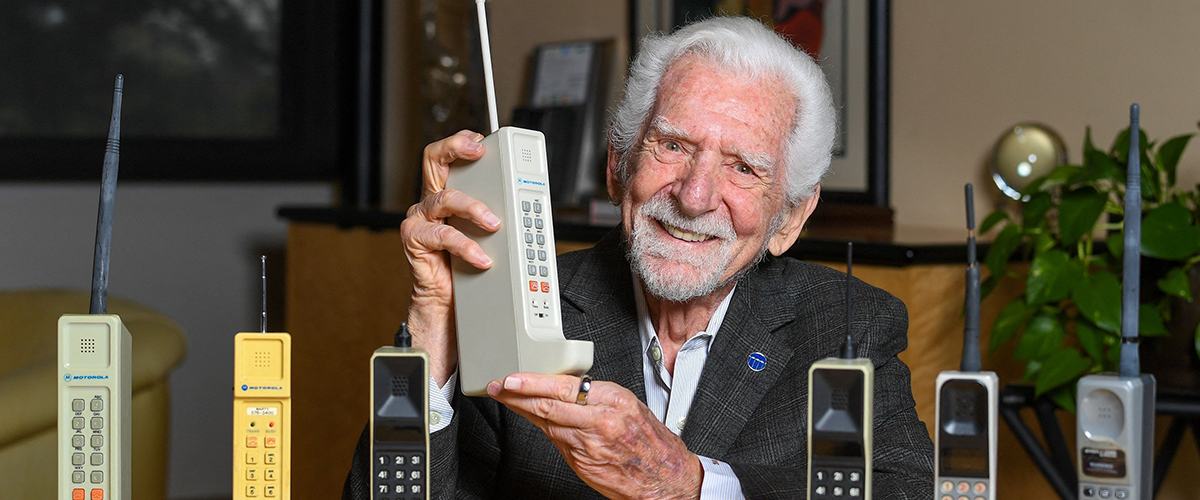 Martin Cooper 50 years cellphone