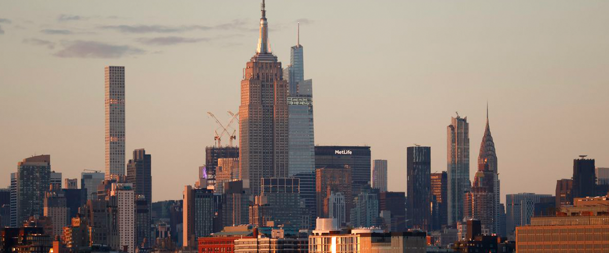 New York City sinking skyscrappers