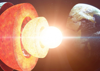 Earth core early formation