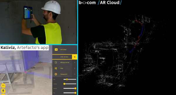 Augmented reality and digital twin with /ARCloud/