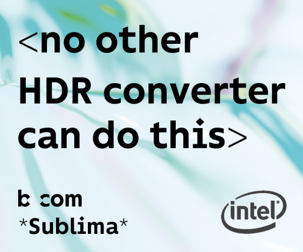 Award winning HDR converter with Intel