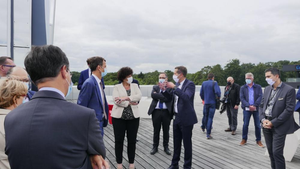 Visite Frédérique Vidal b-com 